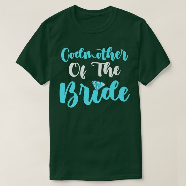 Bridal Party Wedding for Bride Godmother  T Shirt (Design framsida)