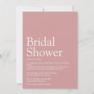 Bridal Shower Definition Dammtrosa Inbjudningar