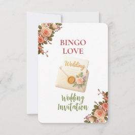 Bridal Shower Game Bingo Card – Wedding Invitation