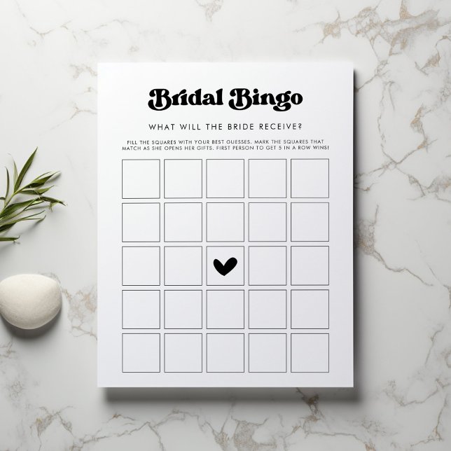 Bridal Shower Gifts Bingo Game (Skapare uppladdad)