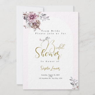 Bridal Shower Invitation Card Meddelande