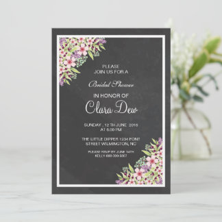 Bridal Shower Invitation Template Inbjudningar