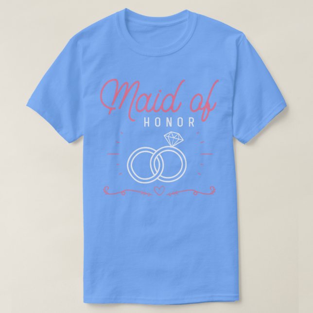 Bridal Shower Maid Of Honor Bachelorette Party Bri T Shirt (Design framsida)