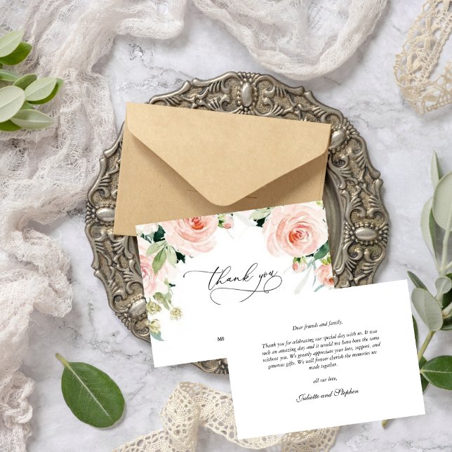 Bridal shower rosa oro floral Foam Boards Tack Kort (Skapare uppladdad)