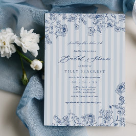 Bridal Shower Something Blue Party Invitation Inbjudningar