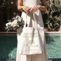 Bridal Shower Tote Bag Nyss från Marknaden Collec