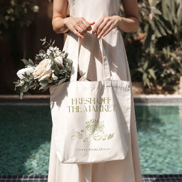 Bridal Shower Tote Bag Nyss från Marknaden Collec Tygkasse