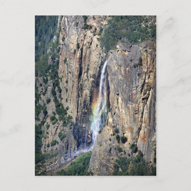 Bridalveil Falls from Above - Yosemite Vykort (Framsida)