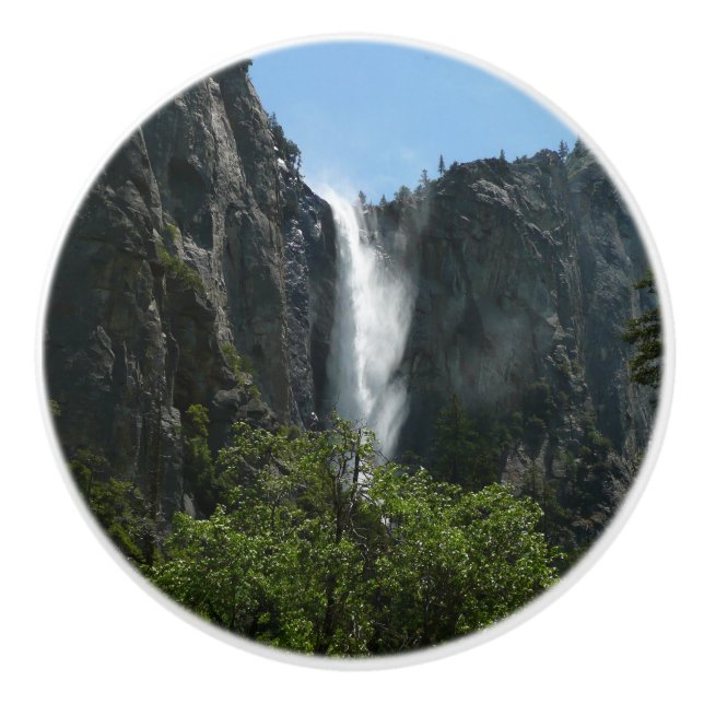 Bridalveil Falls i Yosemite nationalpark Knopp (Framsidan)