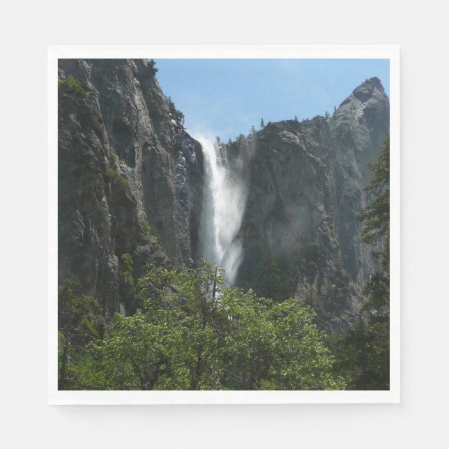 Bridalveil Falls i Yosemite nationalpark Pappersservett (Framsidan)