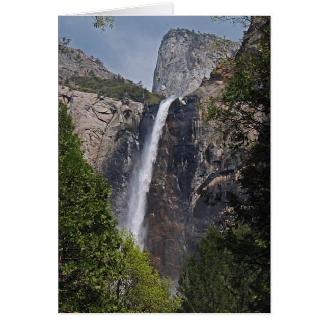 Bridalveil Falls - Yosemite Hälsningskort (Framsidan)