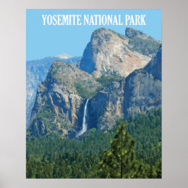 Bridalveil Falls - Yosemite nationalpark Poster