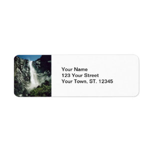Bridalveil Falls- Yosemite Returadress Etikett