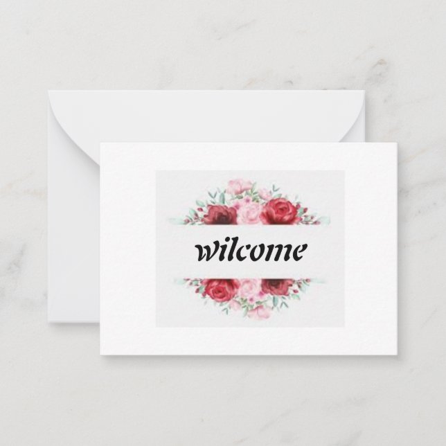 briday party anteckningskort (Framsida)