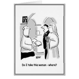 Bridbrytande frågor visas. hälsningskort