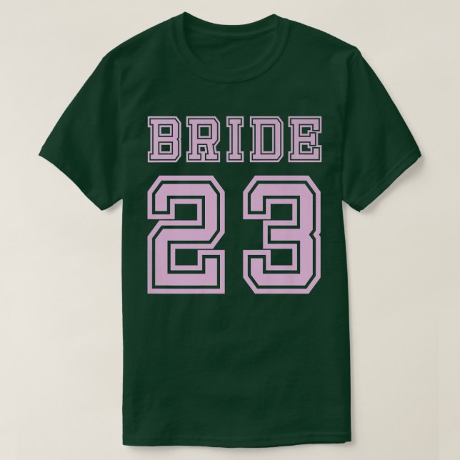 Bride 23 Jersey Gifta sig 2023 (nummer på T Shirt (Design framsida)