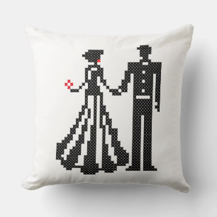 BRIDE AND GROOM ELEGANT KOR-STITCH DESIGN KUDDE