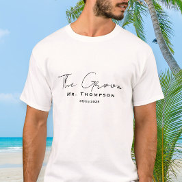 Bride and Groom Shirts, Custom Honeymoon Shirts T Shirt