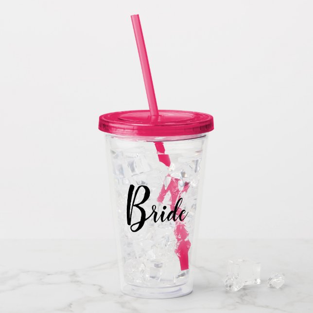 Bride anpassade take away mugg (Framsida Ice)