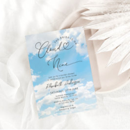 Bride är på molnet nio Eleganters Möhippa Inbjudningar