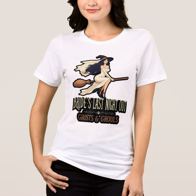 BRIDE ÄR SISTA KVÄLL UT T SHIRT (Framsida)