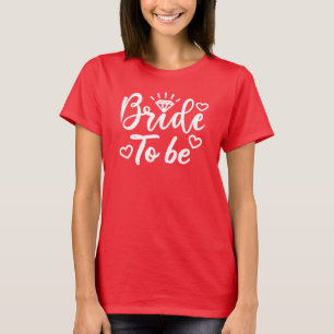 Bride att bli Birdal party-fru för att bli Möhippa T Shirt