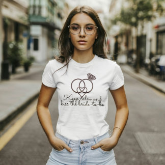 Bride att bli Bröllop Möhippa Bachelorette Kvinnor T Shirt