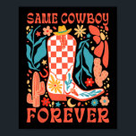 Bride att vara lika Western Bachelorette samma Cow Poster<br><div class="desc">Bride att vara hur Western Bachelorette är samma cowboy för dig</div>