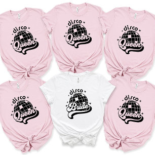 Bride Babe Custom Name T-Shirt Bachelorette Tee