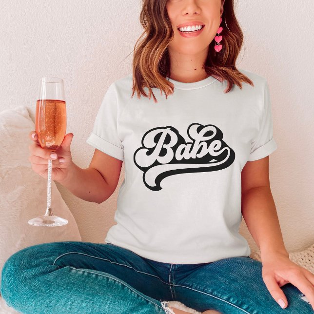 Bride Babe Custom Name T-Shirt Bachelorette Tee (Skapare uppladdad)
