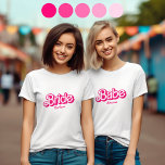 Bride Babe Tribe T-Shirt Bachelorette Retro Tee<br><div class="desc">Bride Babe T-Shirt Bachelorette Barb Bride Vintagen Bride to be Bride's Maid BrideTribe</div>