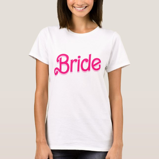 Bride Babe Tribe T-Shirt Bachelorette Retro Tee (Framsida)
