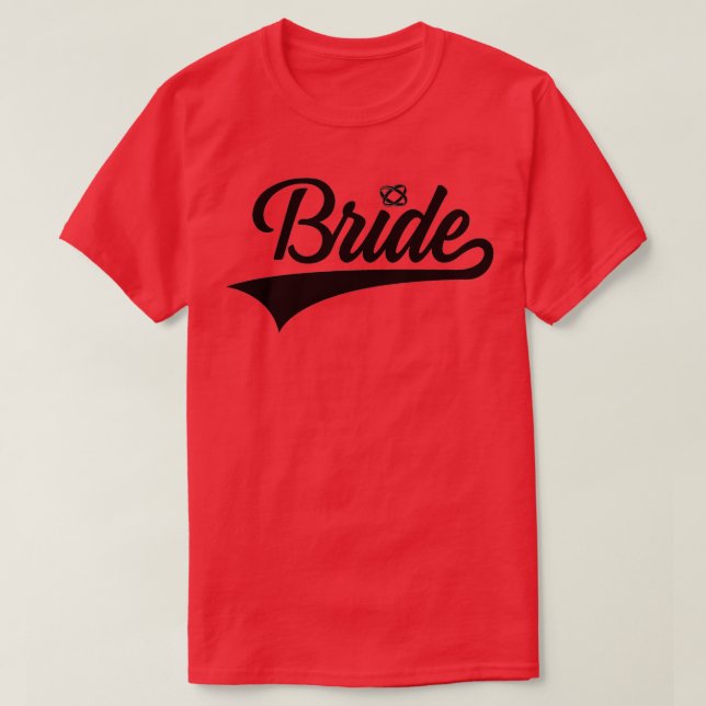 BRIDE Bachelorette Party BRÖLLOP BACHELOR T Shirt (Design framsida)
