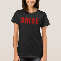 Bride bachelorette Party emo gothorn shirt shirt