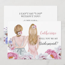 Bride Best-vän.. blir du min Bridesmaid