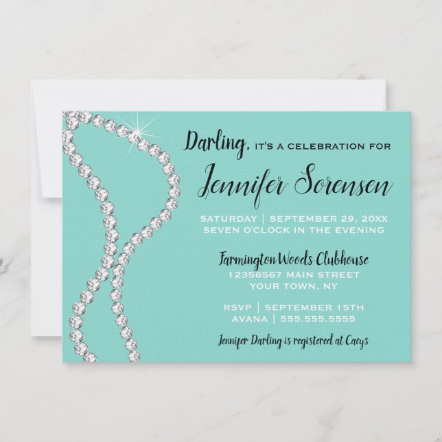 Bride Bling & Glam Celebrate Shower Tiara Party (Framsida)