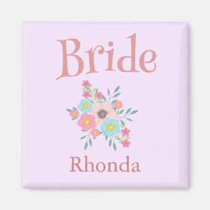 Bride Blommigt BeSnyval Magnet