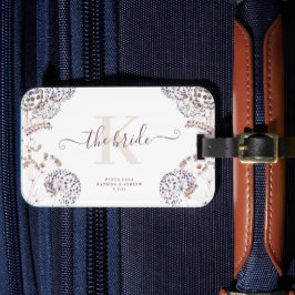 Bride Boho Luggage Tag Bagagebricka