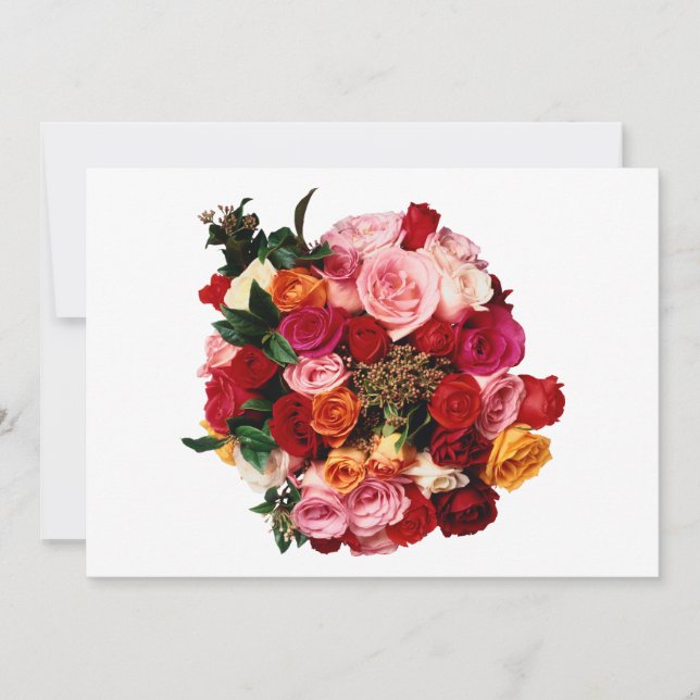 Bride Bouquet Inbjudningar (Framsida)