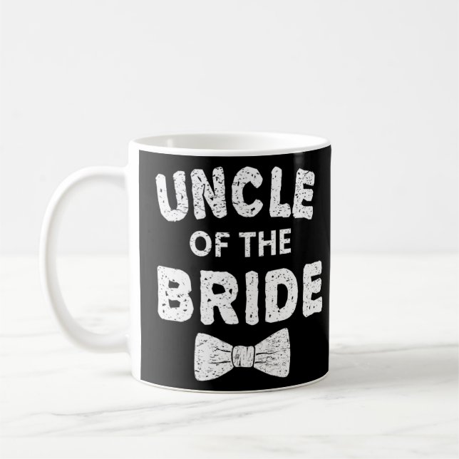 Bride Bow Tie Bröllop Kaffemugg (Vänster)
