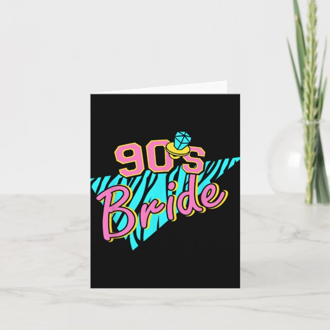 Bride Bridesmaid Retro Matching Bachelorette P Kort (Framsida)