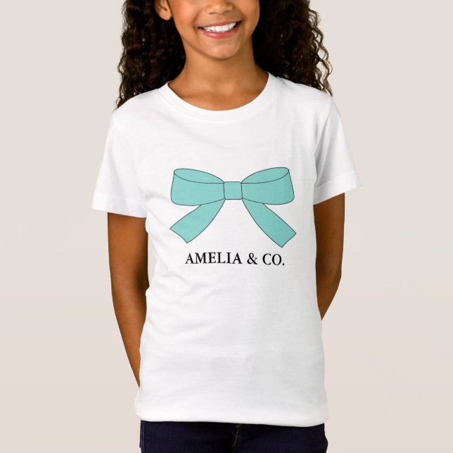 BRIDE & Bridesmaids Flower Girl Brudens sida Tee (Framsida)
