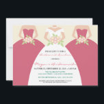 Bride & Bridesmaids Möhippa Brunch Inbjudan ()<br><div class="desc">Det finns många alternativ för den här designen i färg. Om du behöver OSA kort, visitkort, karta-kort, mottagningskort eller någon annan produkt som passar den här designen, kontakta mig. Jag är lycklig för att skapa alla produkter som du vill matcha den här designen. Jag kan matcha ditt färg-program eller färg...</div>