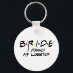 Bride Bröllop Bachelorette Party Spooky Season Nyckelring<br><div class="desc">Bride Bröllop Bachelorette Party Spooky Season</div>