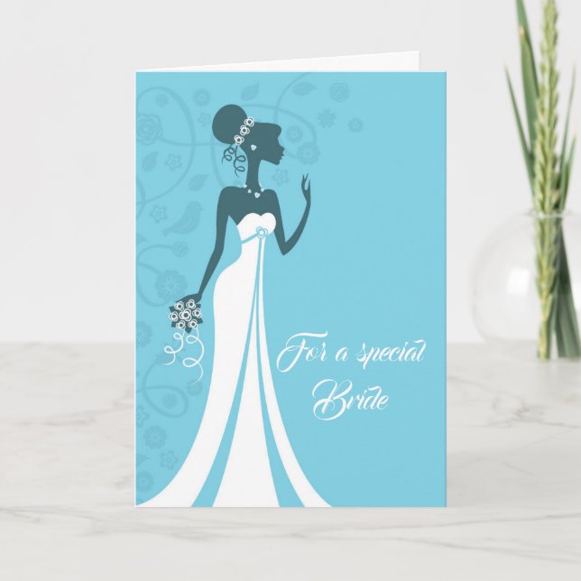 Bride Bröllop Card Kort (Framsida)