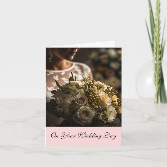 Bride Bröllop Card Kort (Framsida)