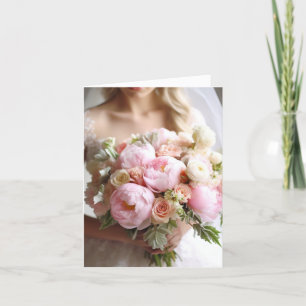 Bride Bröllop Card Kort