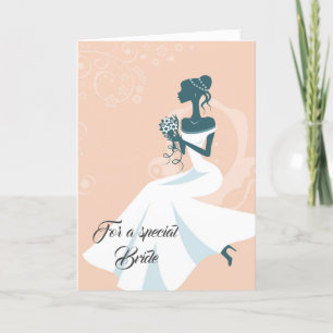 Bride Bröllop Card Kort