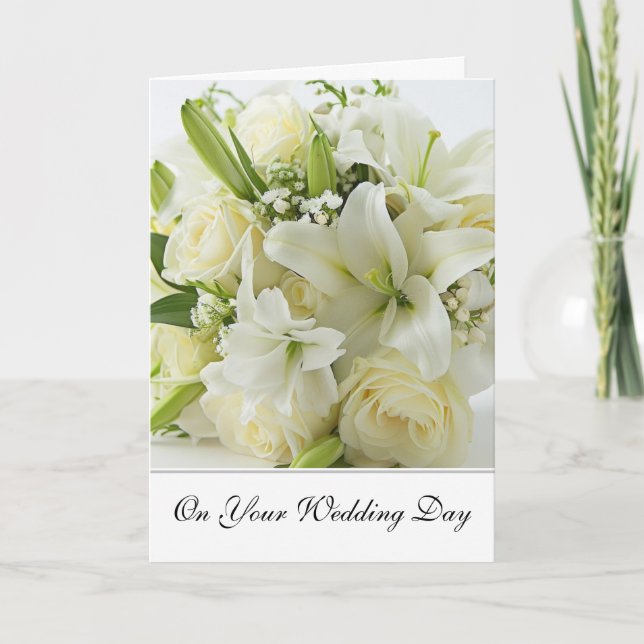 Bride Bröllop Card Kort (Framsida)