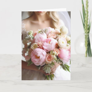 Bride Bröllop Card Kort